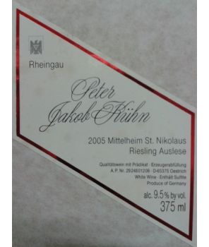 ST. NIKOLAUS Riesling Auslese GL 2004 0,375L