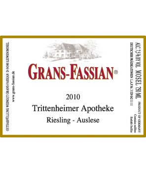 APOTHEKE Riesling Auslese-Goldkapsel GL 2010 0,75L