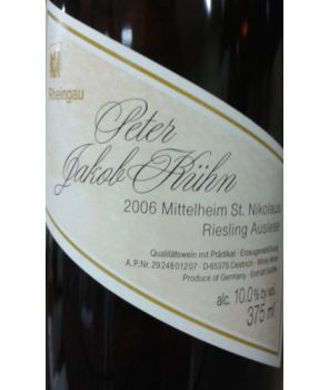 ST. NIKOLAUS Riesling Auslese GL 2006 0,375L